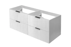 Meuble suspendu sous lavabo FLOW blanc 120 cm