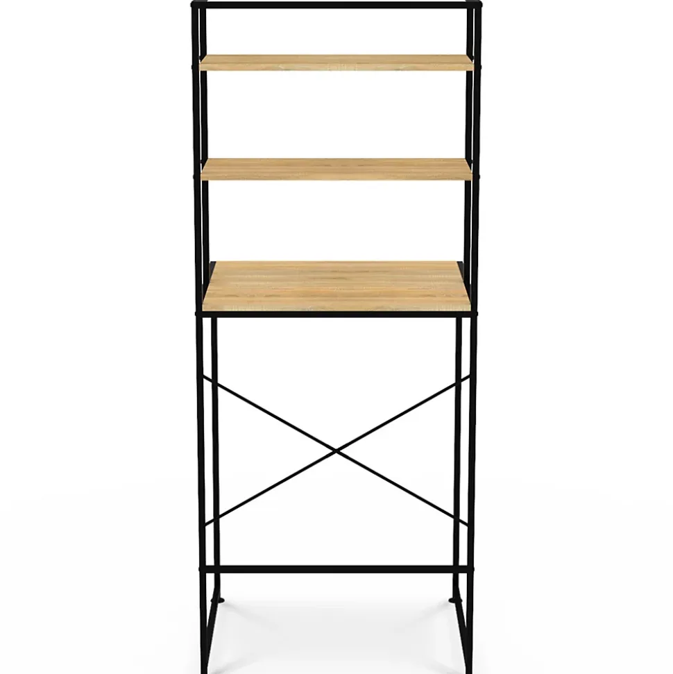 Meuble étagères de rangement dessus machine à laver DETROIT design industriel