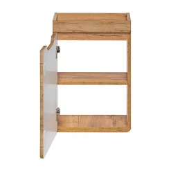 Meuble vasque lave main encastrable aspect bois 40cm Aruba Craft