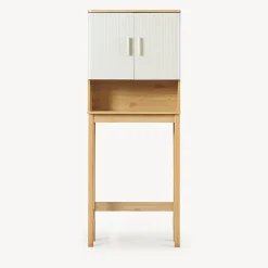 Meuble WC Ferrersp 160 x 63 x 20 cm effet chêne sable naturel en.casa
