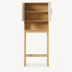 Meuble WC Ferrersp 160 x 63 x 20 cm effet chêne sable naturel en.casa