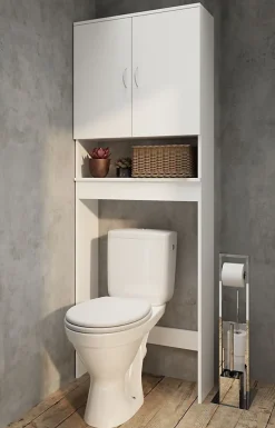 Meuble WC SOLITA 64,5 cm - Blanc Mat