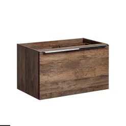 Meubles sous vasque - 100 cm - avec Vasque à poser et Plan - BOLD OAK