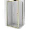 Mexen Apia cabine de douche coulissante 100 x 90 cm, transparent, or - 840-100-090-50-00