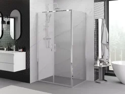 Mexen Exo cabine de douche pivotante 100 x 75 cm, transparent, chromé - 814-100-075-01-00