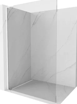 Mexen Kioto L paroi de douche Walk-in 60 x 200 cm, transparent, blanche - 800-060-103-20-00