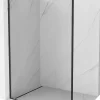 Mexen Kioto L paroi de douche Walk-in 70 x 200 cm, cadre noir, noir - 800-070-103-70-70