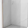 Mexen Kioto paroi de douche Walk-in 120 x 200 cm, transparent 8 mm, cuivre brossé - 800-120-101-65-00