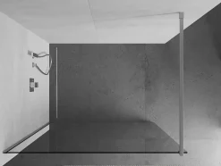 Mexen Kioto paroi de douche Walk-in 80 x 200 cm, transparent 8 mm, chrome - 800-080-101-01-00