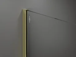 Mexen Kioto paroi de douche Walk-in 160 x 200 cm, transparent 8 mm, doré - 800-160-101-50-00