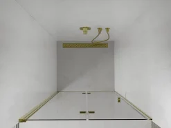 Mexen Lima portes de douche pliantes 100 cm, transparentes, dorées - 856-100-000-50-00
