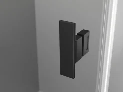 Mexen Mist-B cabine de douche pivotante gauche 100 x 85 cm, cadre noir, noir - 8A2T-100-085-70-70-L