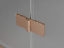 Mexen Mist-F cabine de douche pliante gauche 70 x 80 cm, transparent, cuivre brossé - 8A6T-070-080-65-00-L