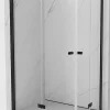 Mexen Mist-F Duo cabine de douche pliante gauche 80 x 70 cm, transparent, noir - 8A6-080L-070P-70-00