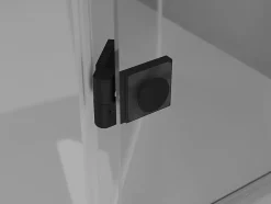 Mexen Mist-F Duo cabine de douche pliante gauche 80 x 70 cm, transparent, noir - 8A6-080L-070P-70-00