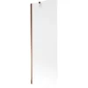 Mexen Next paroi de baignoire 1 vantail 70 x 150 cm, dépoli, or rose - 895-070-000-00-30-60