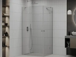 Mexen Roma Duo cabine de douche pivotante 120 x 90 cm, transparent, chrome - 854-120-090-02-00