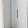 Mexen Velar L paroi de douche coulissante Walk-in 120 x 200 cm, transparent 8 mm, cuivre brossé - 871-120-003-03-65