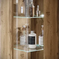 MINIO go for it, ensemble de meubles de salle de bain NIKITA chêne wotan, 4 pièces