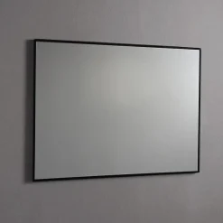 Miroir À Bord Brillant Avec Bordure Noire Mate 100X70 Cm
