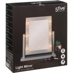 Miroir à led 40x37 cm Blanc - 5Five