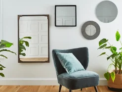 Miroir adhésif rond argent Pierre Pradel Ø42 cm