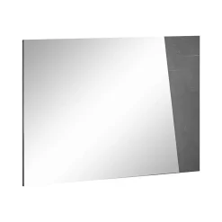 Miroir Alessio, Miroir de salle de bain, 100% Made in Italy, 80x2h60 cm, Ardoise