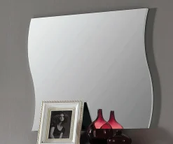 Miroir Ardin, Miroir de salle de bain, 100% Made in Italy, 110x2h60 cm