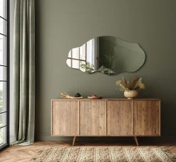 Miroir asymétrique Tulup 45 x 90 pour salle de bain 1 pièce