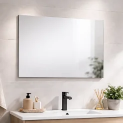 Miroir Avec Bordure À Bord Lisse 60X80 Réversible