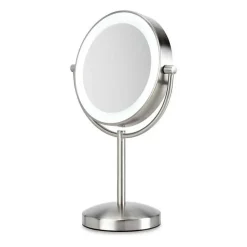 Miroir BaByliss 9437E slimline sur socle 1x/8x finition nickel