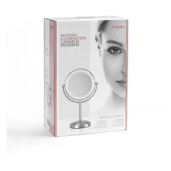 Miroir BaByliss 9437E slimline sur socle 1x/8x finition nickel
