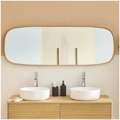 Miroir chêne rectangulaire 50x140cm FLOKI