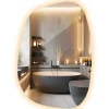 Miroir décoratif LED Wallfluent 49 x 34 cm design lumière chaude