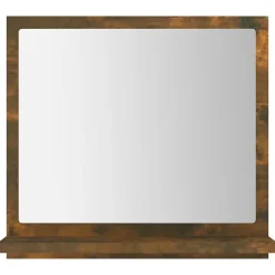 Miroir de bain 40 x 10,5 bois beige Helloshop26