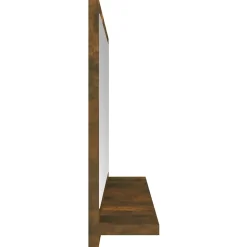 Miroir de bain 40 x 10,5 bois beige Helloshop26