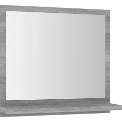 Miroir de bain sonoma 40 x bois gris Helloshop26
