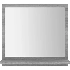 Miroir de bain sonoma 40 x bois gris Helloshop26