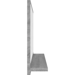 Miroir de bain sonoma 40 x bois gris Helloshop26