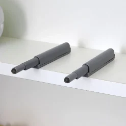 Miroir De Rangement Blanc À Deux Portes Avec Compartiment Inférieur Ouvert