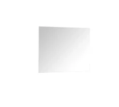 Miroir de salle de bain 80 cm, Rectangulaire, Simple sur panneau 15 mm, Argent