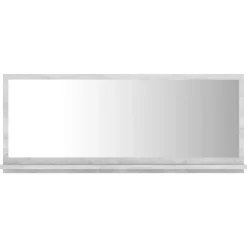 Miroir de salle de bain 90 gris Helloshop26