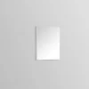 Miroir de salle de bain 60 cm, Rectangulaire, Simple sur panneau 15 mm, Argent