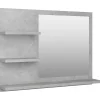 Miroir de salle de bain 60 gris Helloshop26