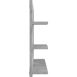 Miroir de salle de bain 60 gris Helloshop26