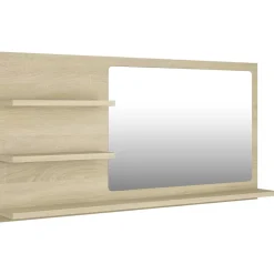 Miroir de salle de bain 90 beige Helloshop26