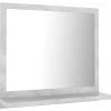 Miroir de salle de bain 40 gris Helloshop26