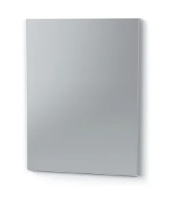 Miroir de salle de bain coloris blanc - Longueur 59,50 x Profondeur 2 x hauteur 44 cm