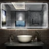 Miroir de salle de bain LED dimmable, avec mémoire et anti-buée, 150x70cm, IP44, AICA SANITAIRE