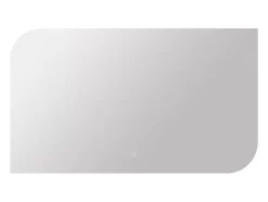 Miroir de salle de bain lumineux rectangulaire anti-buée avec bouton tactile - 120 x 70 cm - REVALUNA